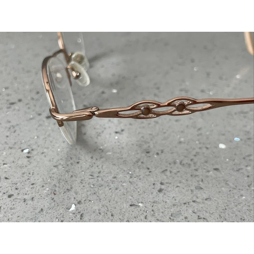 Sans Pareil Eyeglasses Frames ONLY LINDA EVANS 293 SAND Women's Brown 50-18-135